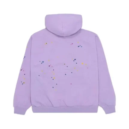 Sp5der Acai Hoodie Purple d