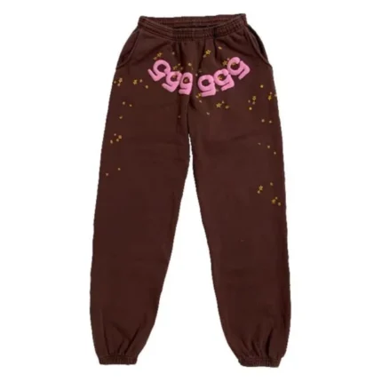Sp5der Angel Number Tracksuit Brown j