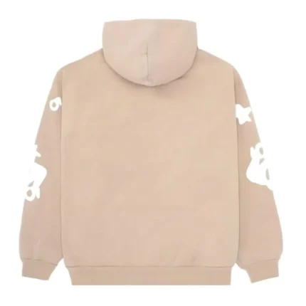 Sp5der Beluga Hoodie Light Brown d