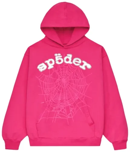 Sp5der Legacy Hoodie PinkWhite 1 600x702
