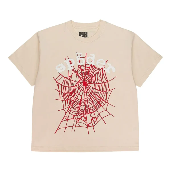 Sp5der Legacy Logo T Shirt Nude Sp5der Legacy Logo T Shirt Nude