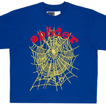 Sp5der OG Logo V2 Heavyweight Tee Navy