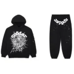 Sp5der OG Web Tracksuit Black