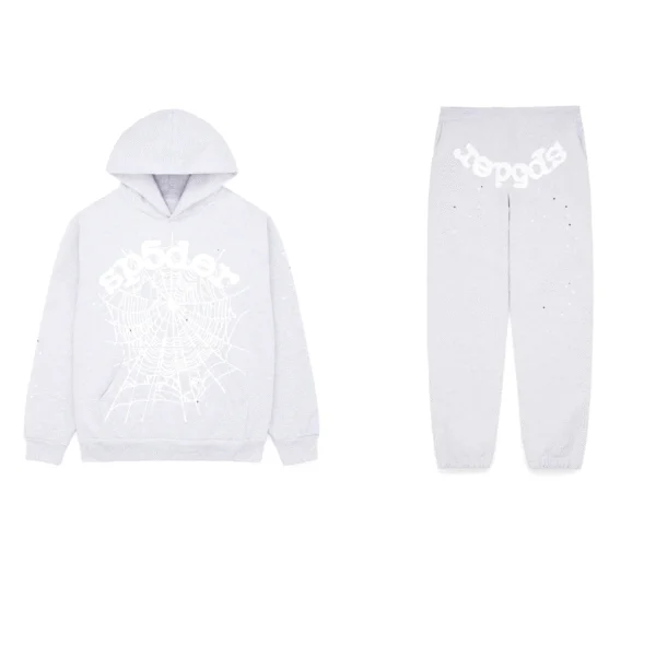 Sp5der OG Web Tracksuit Heather Grey Sp5der OG Web Tracksuit Heather Grey