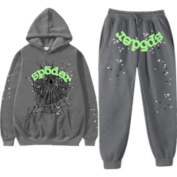 Sp5der Wait Web Tracksuit Slate Grey Sp5der Wait Web Tracksuit Slate Grey