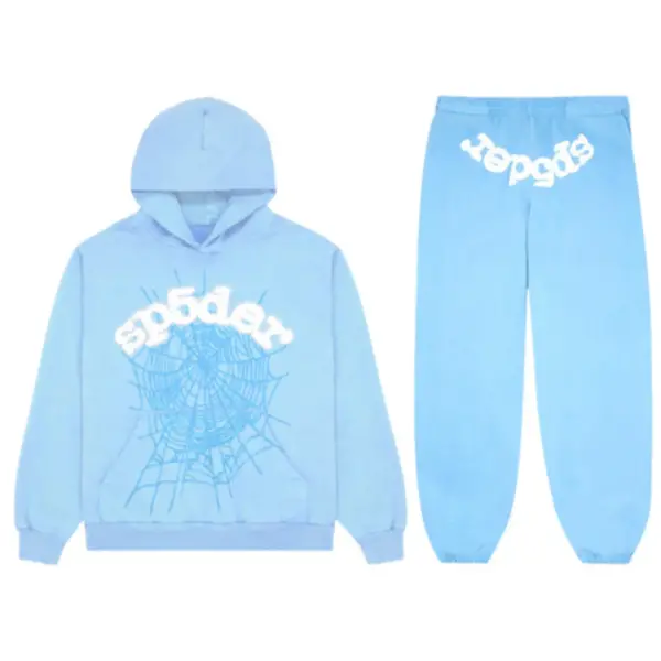 Sp5der Web Tracksuit Sky Blue Sp5der Web Tracksuit Sky Blue